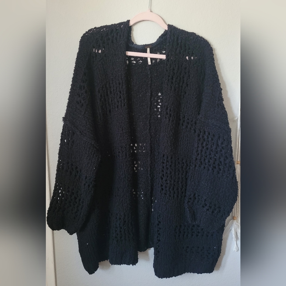 Free People knit oversized cardigan